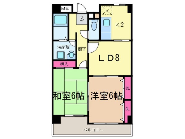 エスペランサ４１の物件間取画像